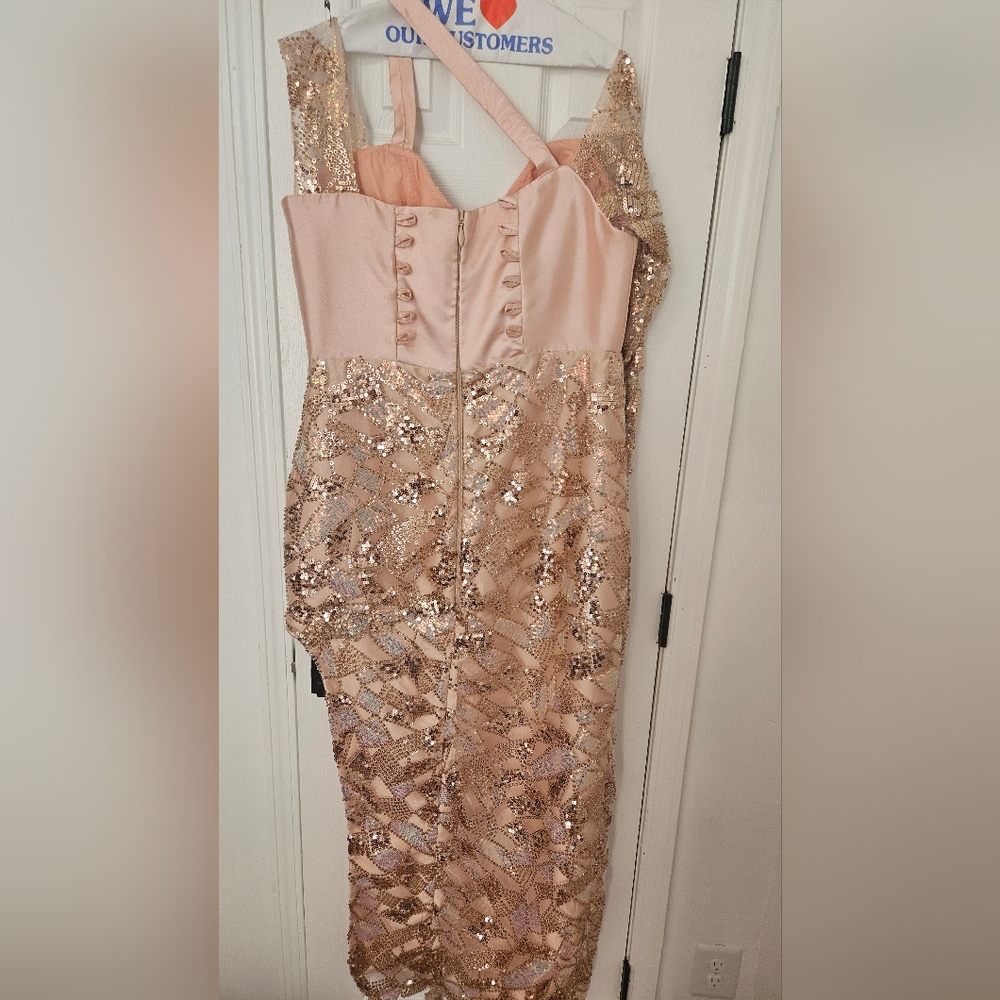Bespoke Handmade Sequin Dress - Picture 6 of 7